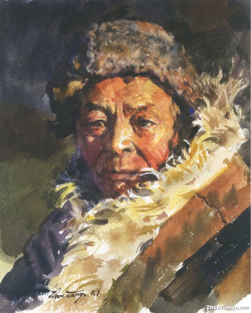 Shepherd,20X16cm,watercolor